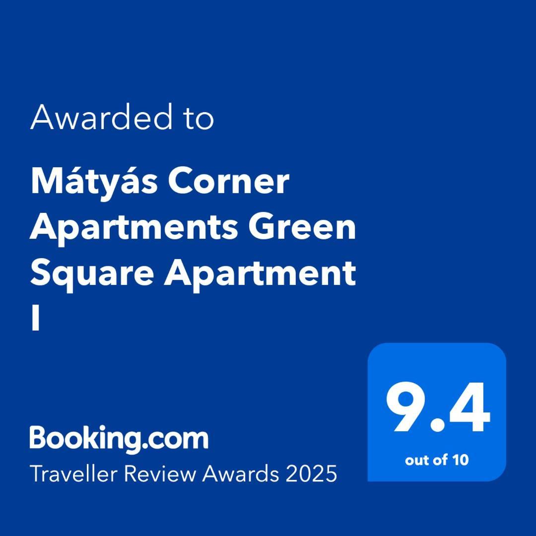 Matyas Corner Apartments Green Square Apartment I Budapest Eksteriør billede